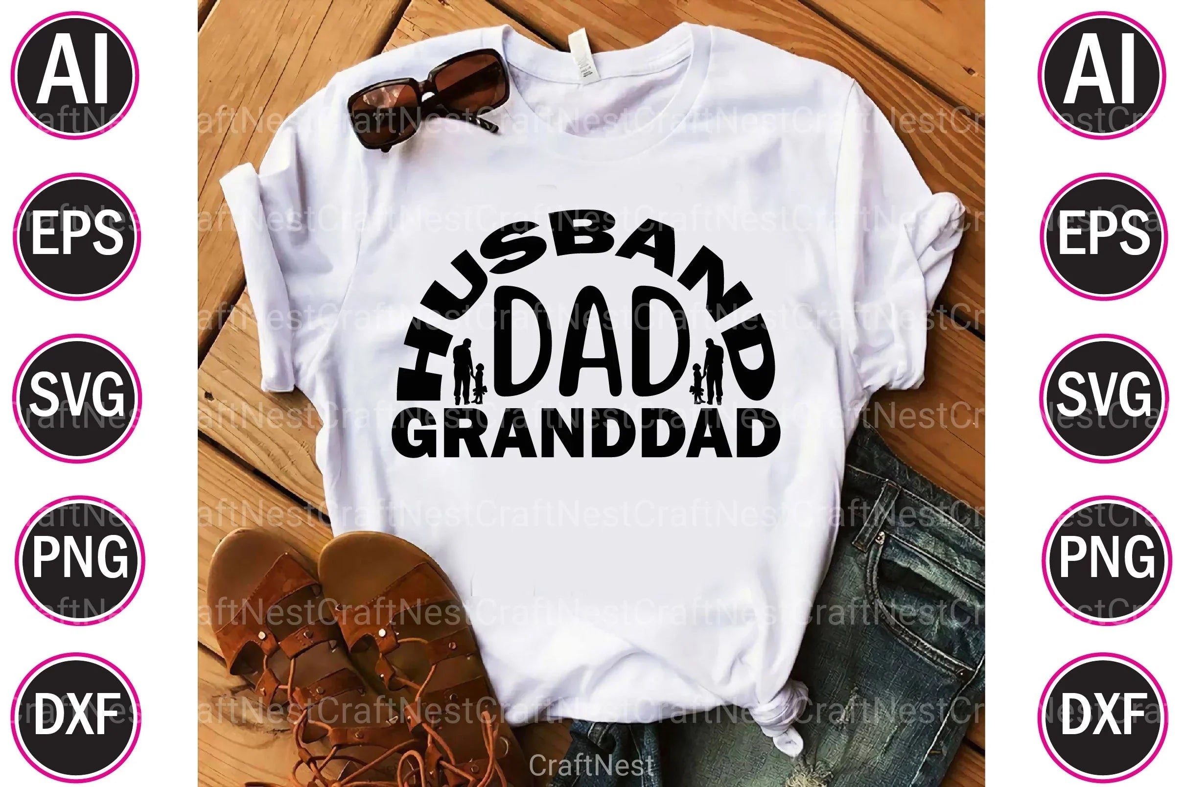 Dad Design Bundle - CraftNest - Digital Crafting and Art