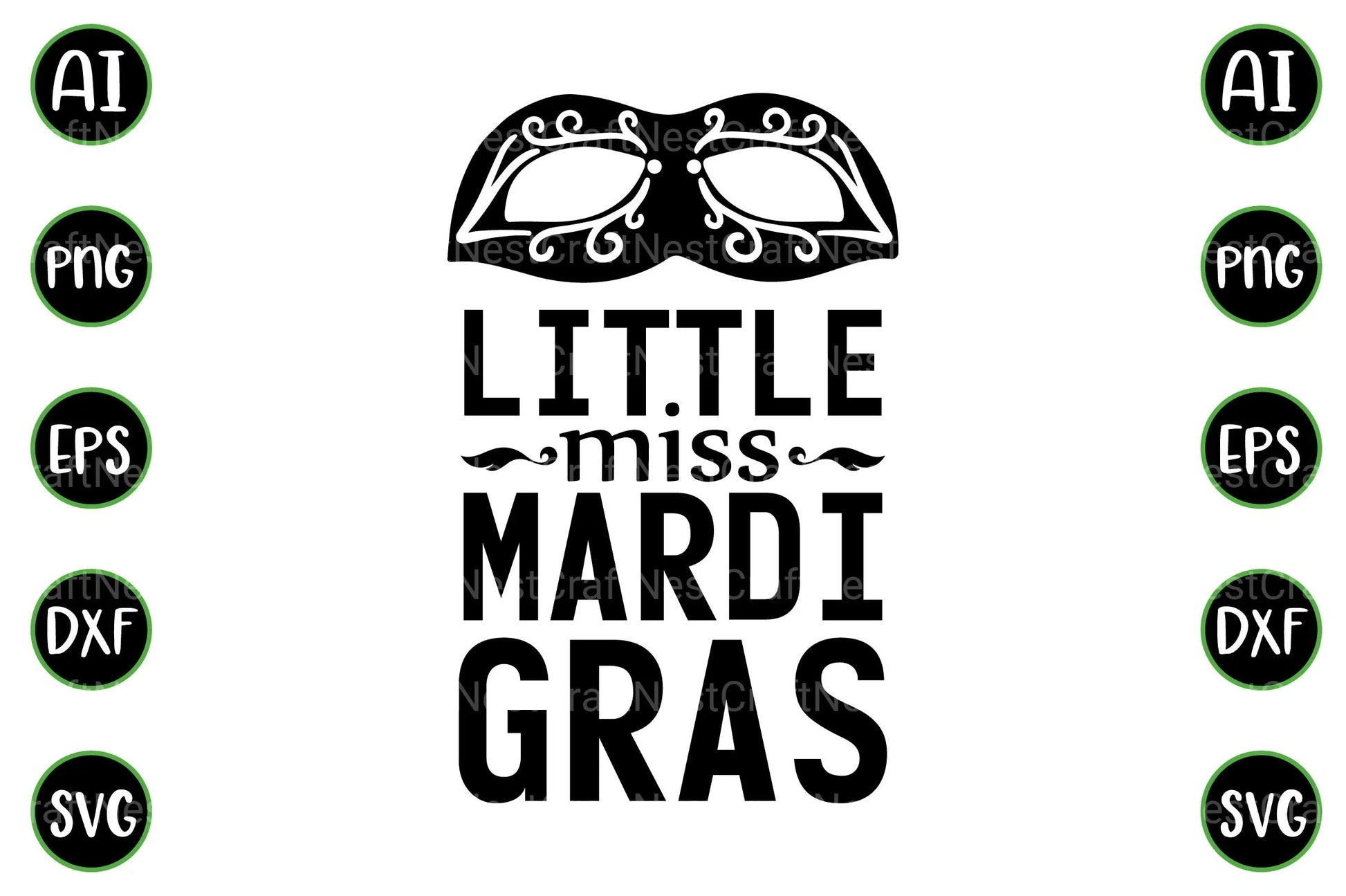 Mardi Gras Design Bundle - CraftNest - Digital Crafting and Art