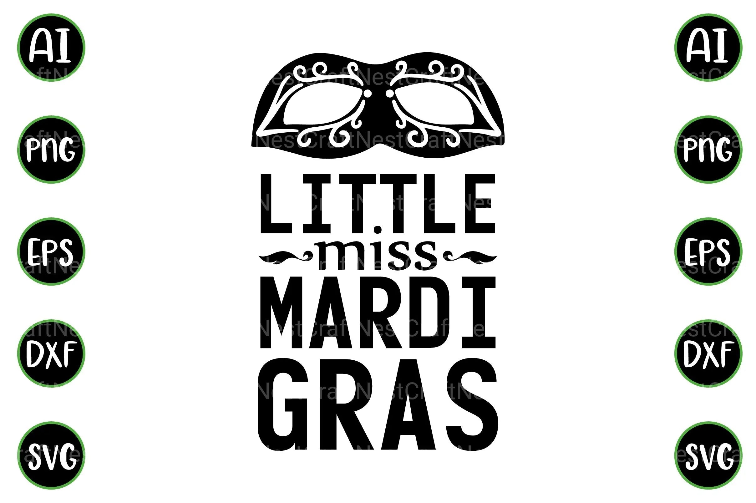 Mardi Gras Design Bundle - CraftNest - Digital Crafting and Art