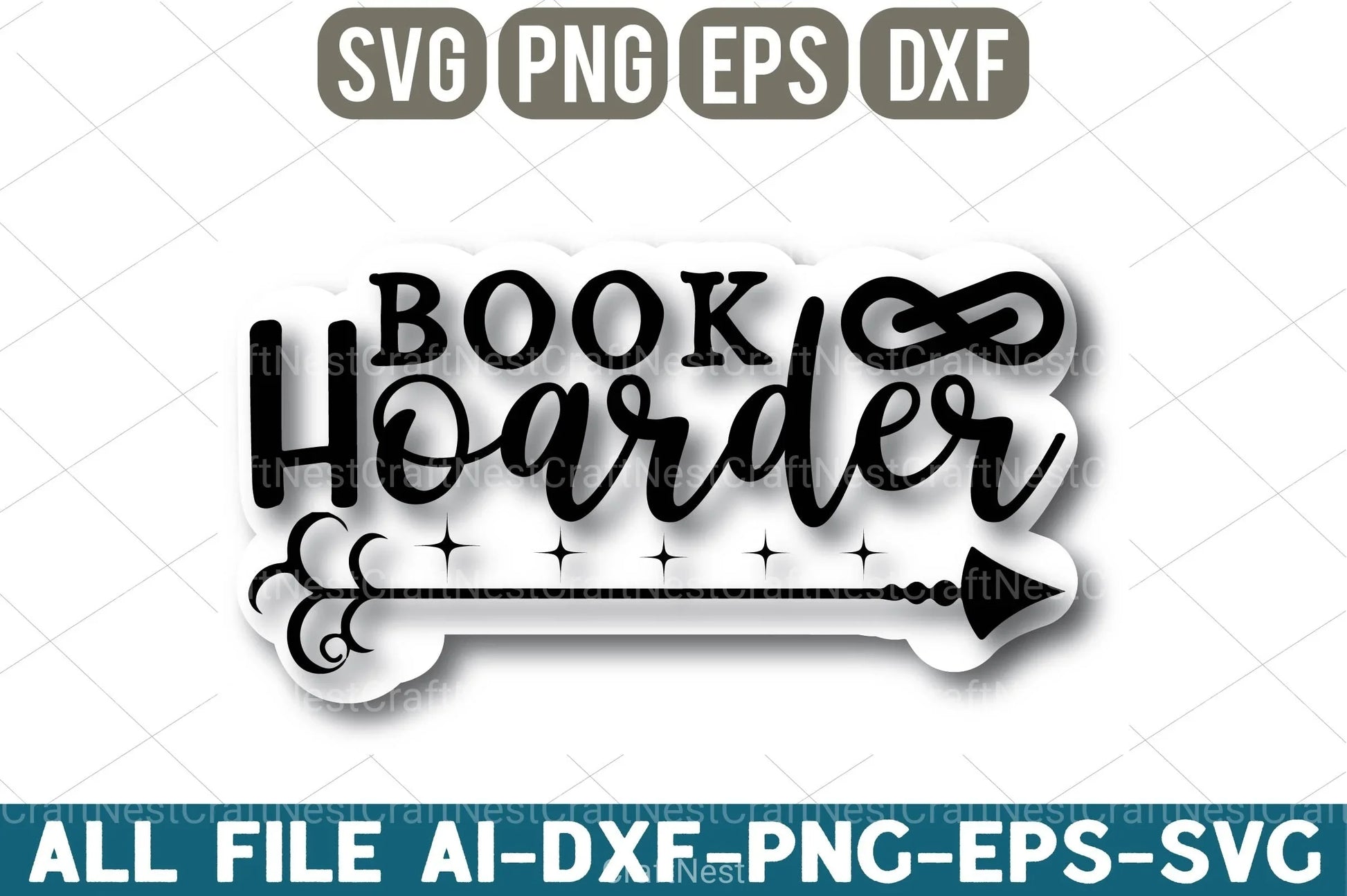 Book Lover Design Bundle - CraftNest - Digital Crafting and Art