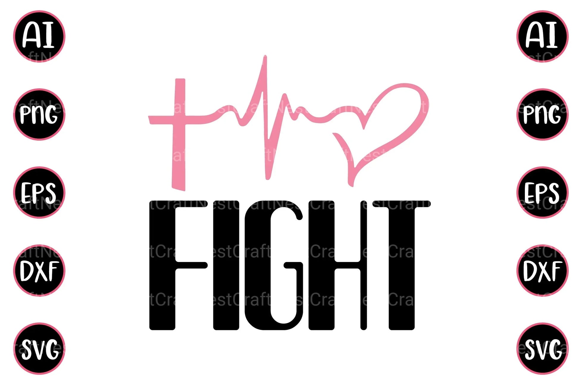 Cancer Design Bundle 157 - CraftNest - Digital Crafting and Art