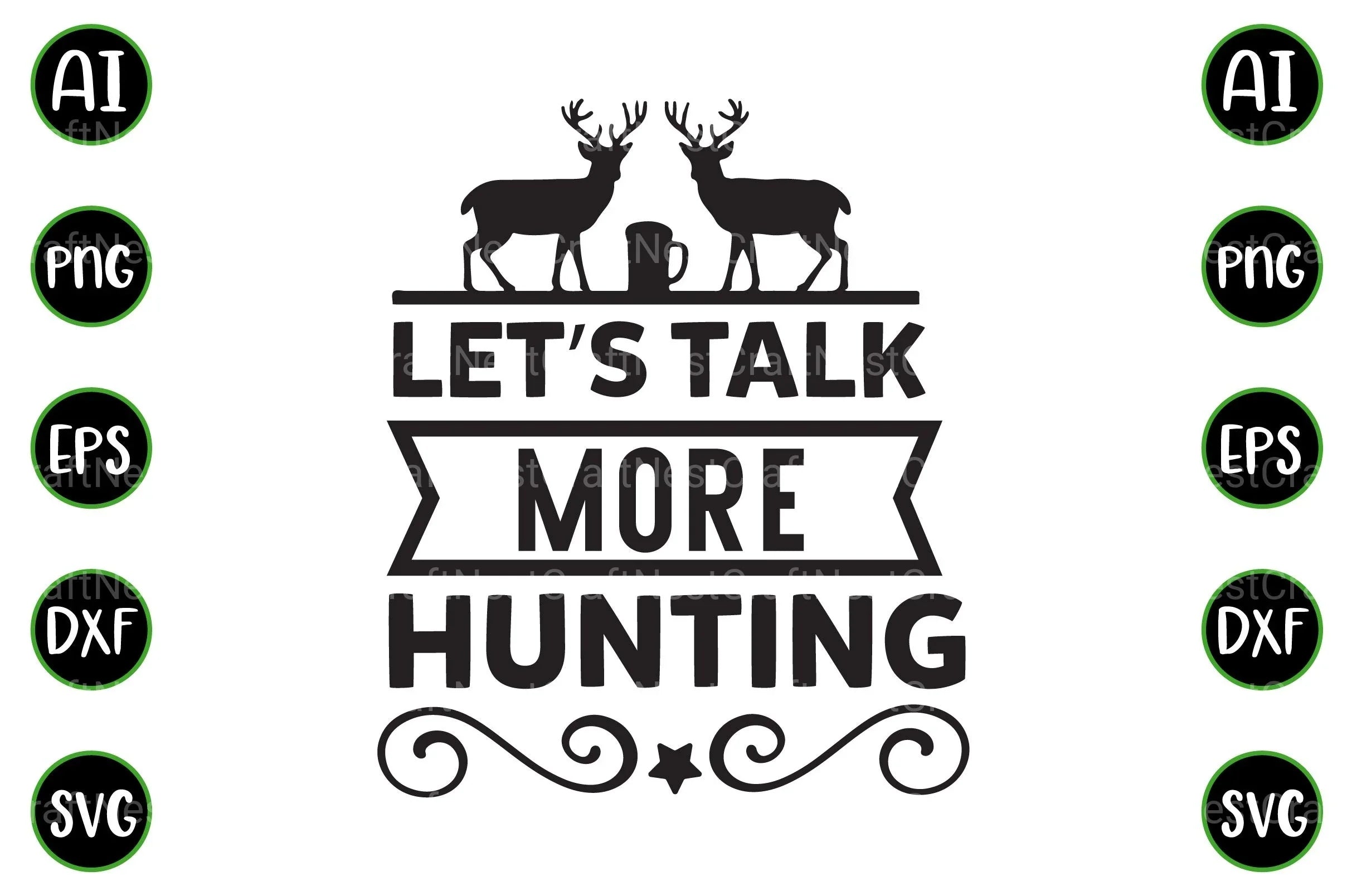 Hunting Quotes Design Bundle - CraftNest - Digital Crafting and Art