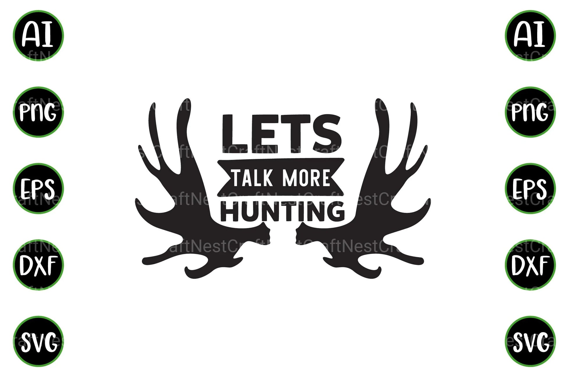 Hunting Quotes Design Bundle - CraftNest - Digital Crafting and Art