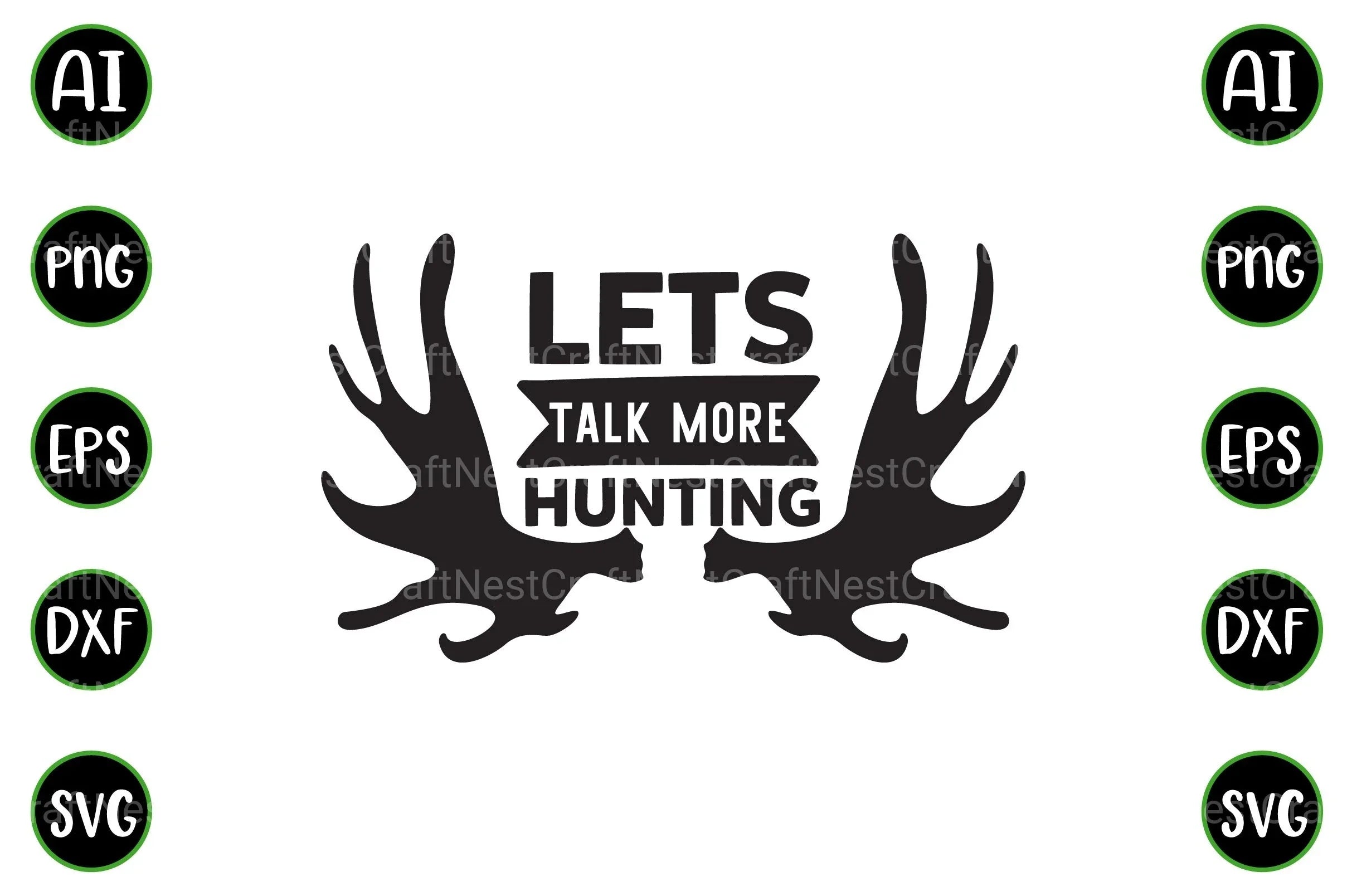 Hunting Quotes Design Bundle - CraftNest - Digital Crafting and Art