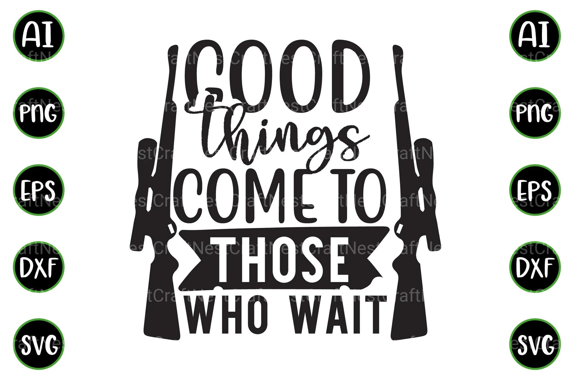 Hunting Quotes Design Bundle - CraftNest - Digital Crafting and Art