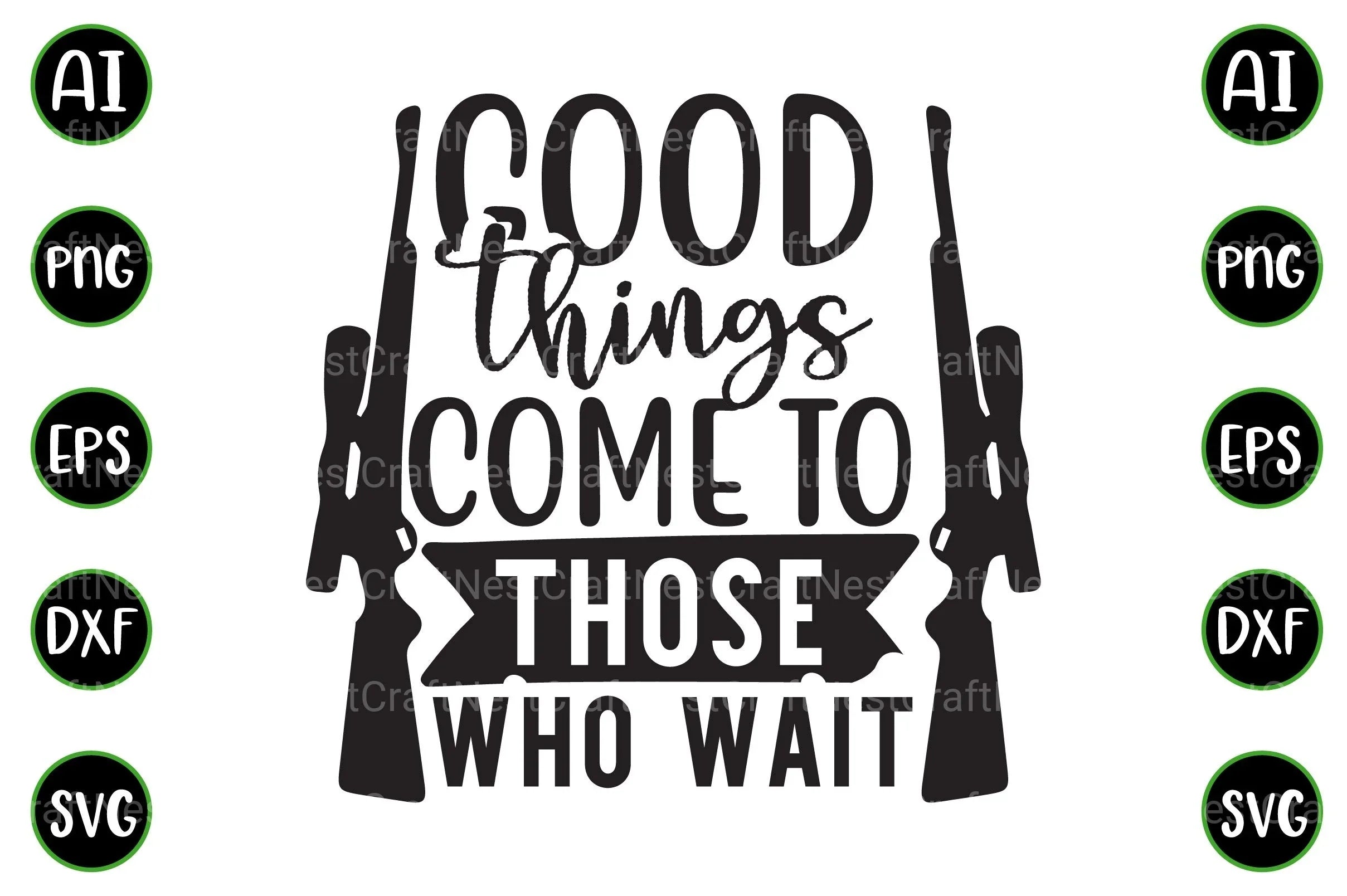 Hunting Quotes Design Bundle - CraftNest - Digital Crafting and Art