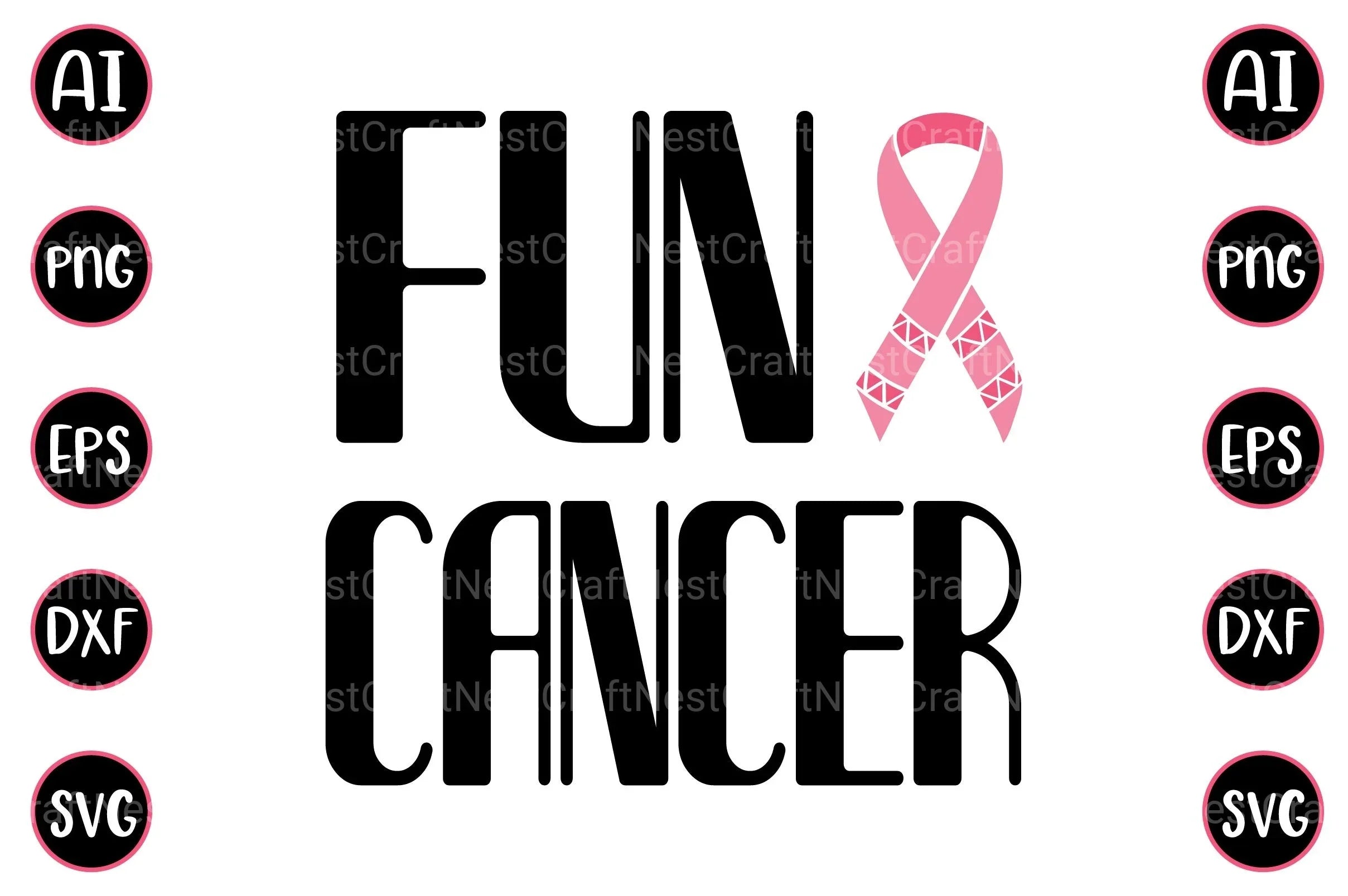 Cancer Design Bundle 157 - CraftNest - Digital Crafting and Art