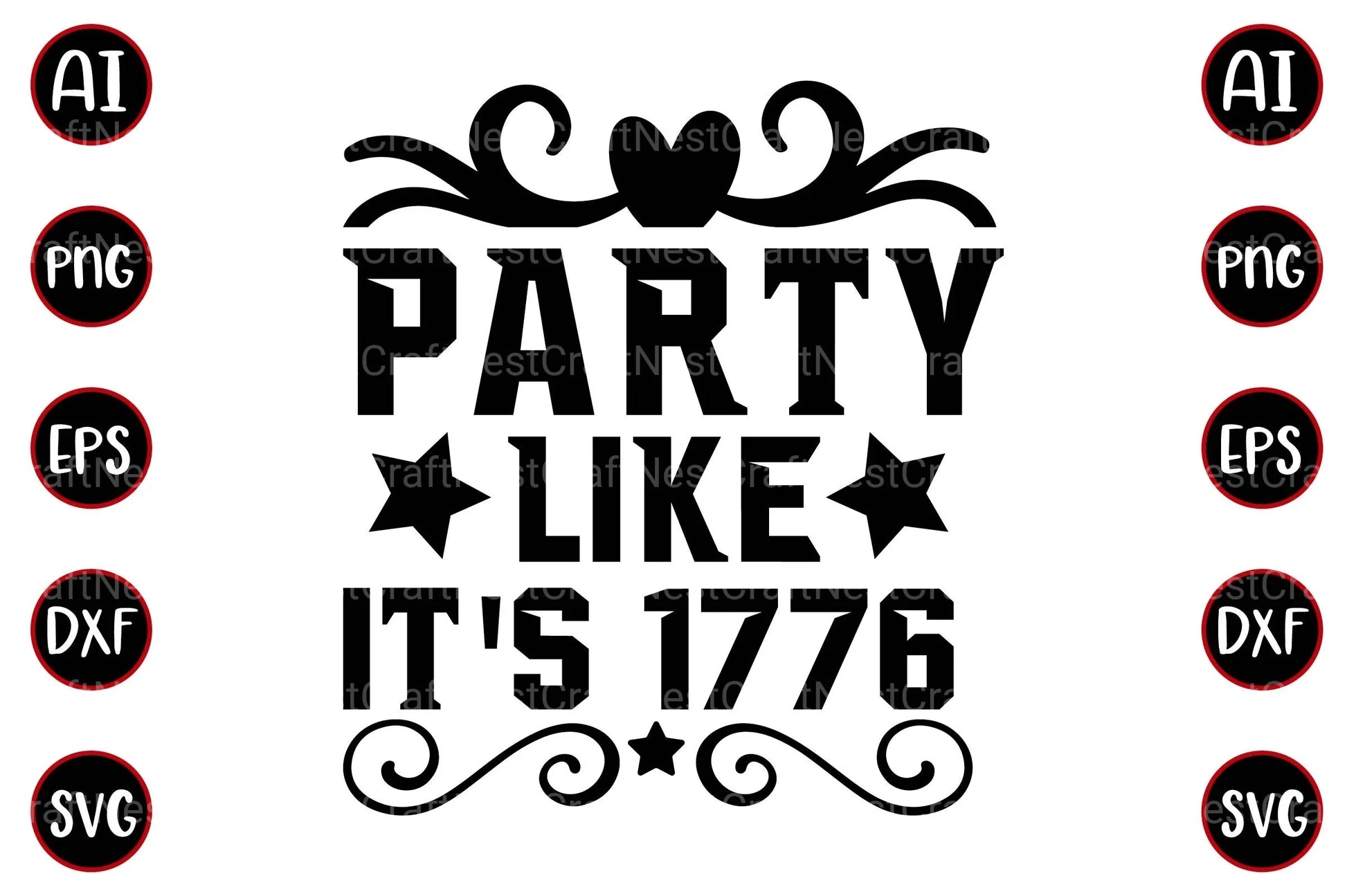 4th of July Design Bundle - CraftNest - Digital Crafting and Art