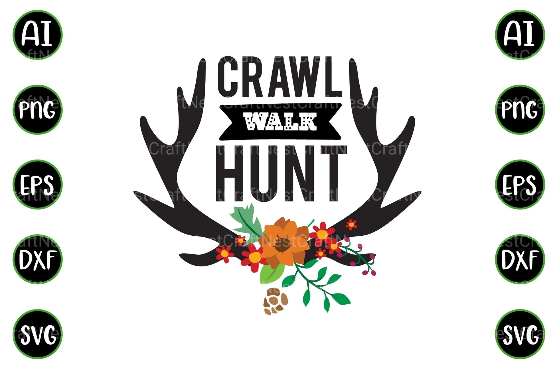 Hunting Quotes Design Bundle - CraftNest - Digital Crafting and Art