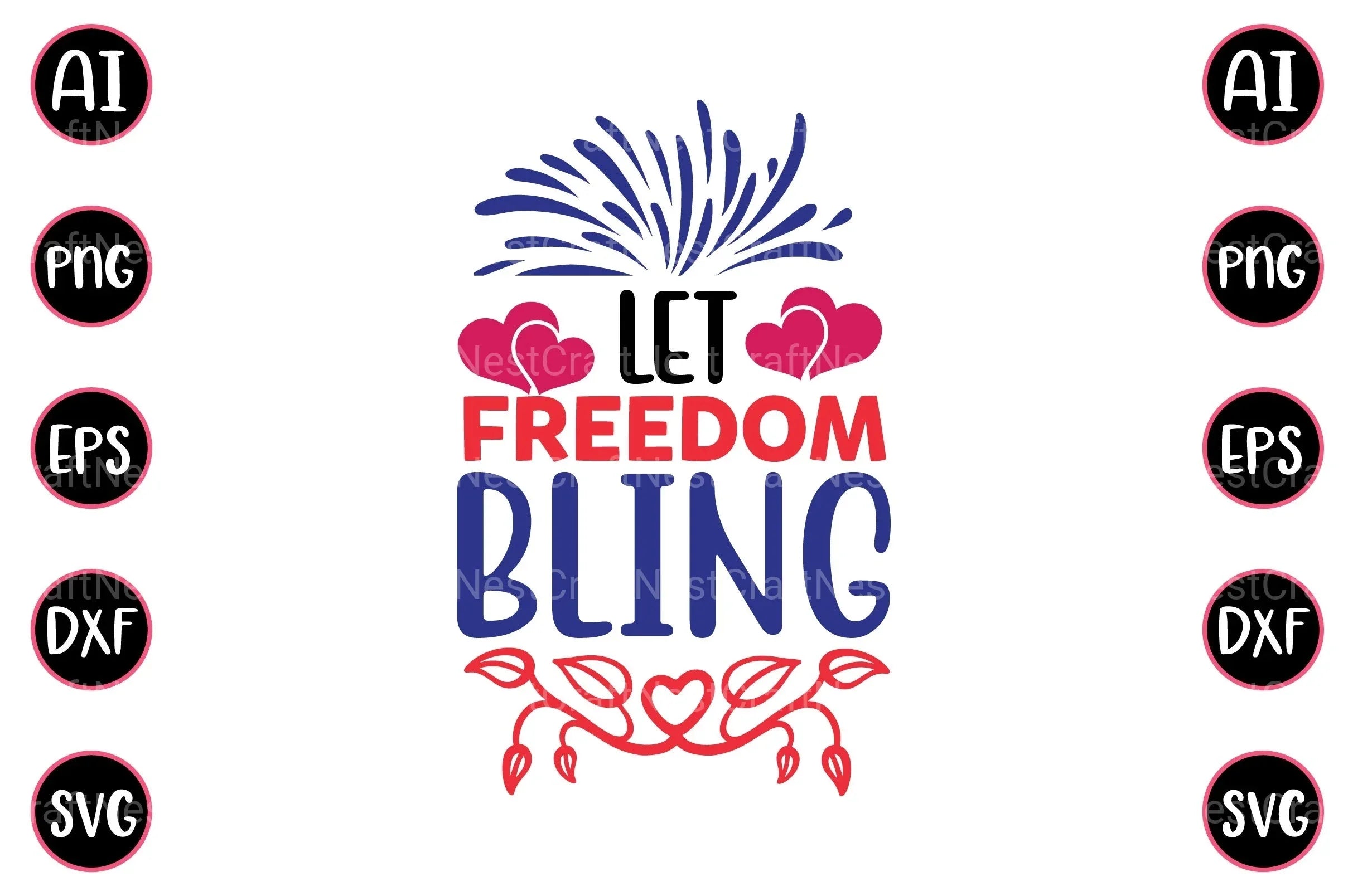 4th of July Design Bundle 2 - CraftNest - Digital Crafting and Art