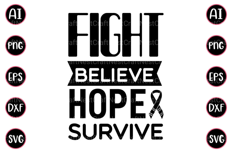 Cancer Design Bundle 157 - CraftNest - Digital Crafting and Art