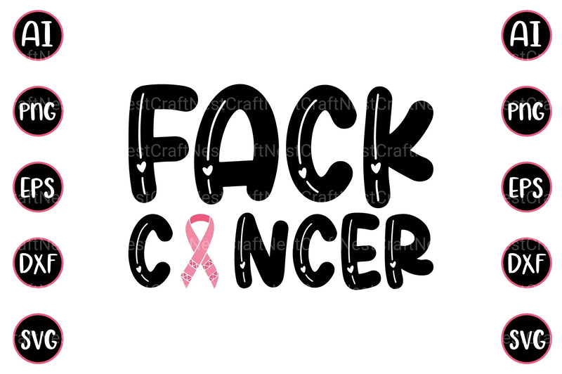 Cancer Design Bundle 157 - CraftNest - Digital Crafting and Art