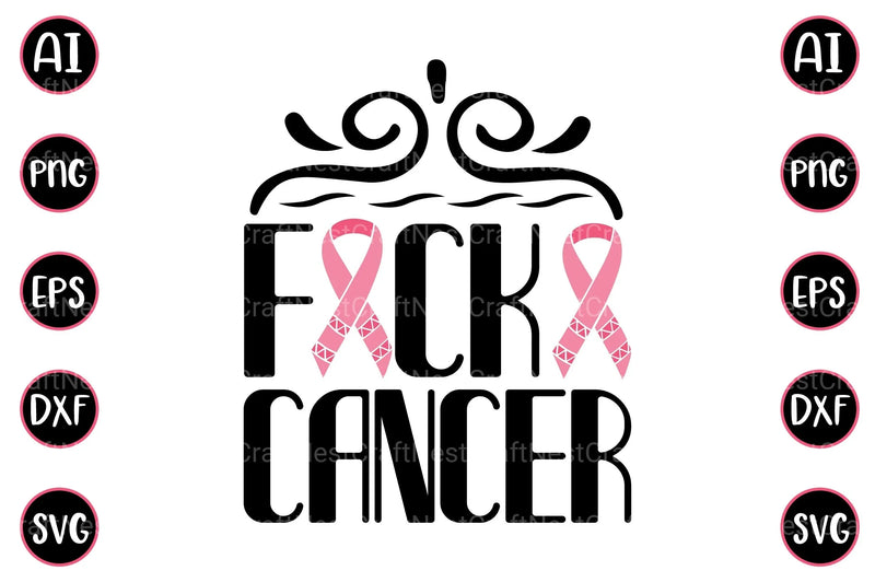 Cancer Design Bundle 157 - CraftNest - Digital Crafting and Art