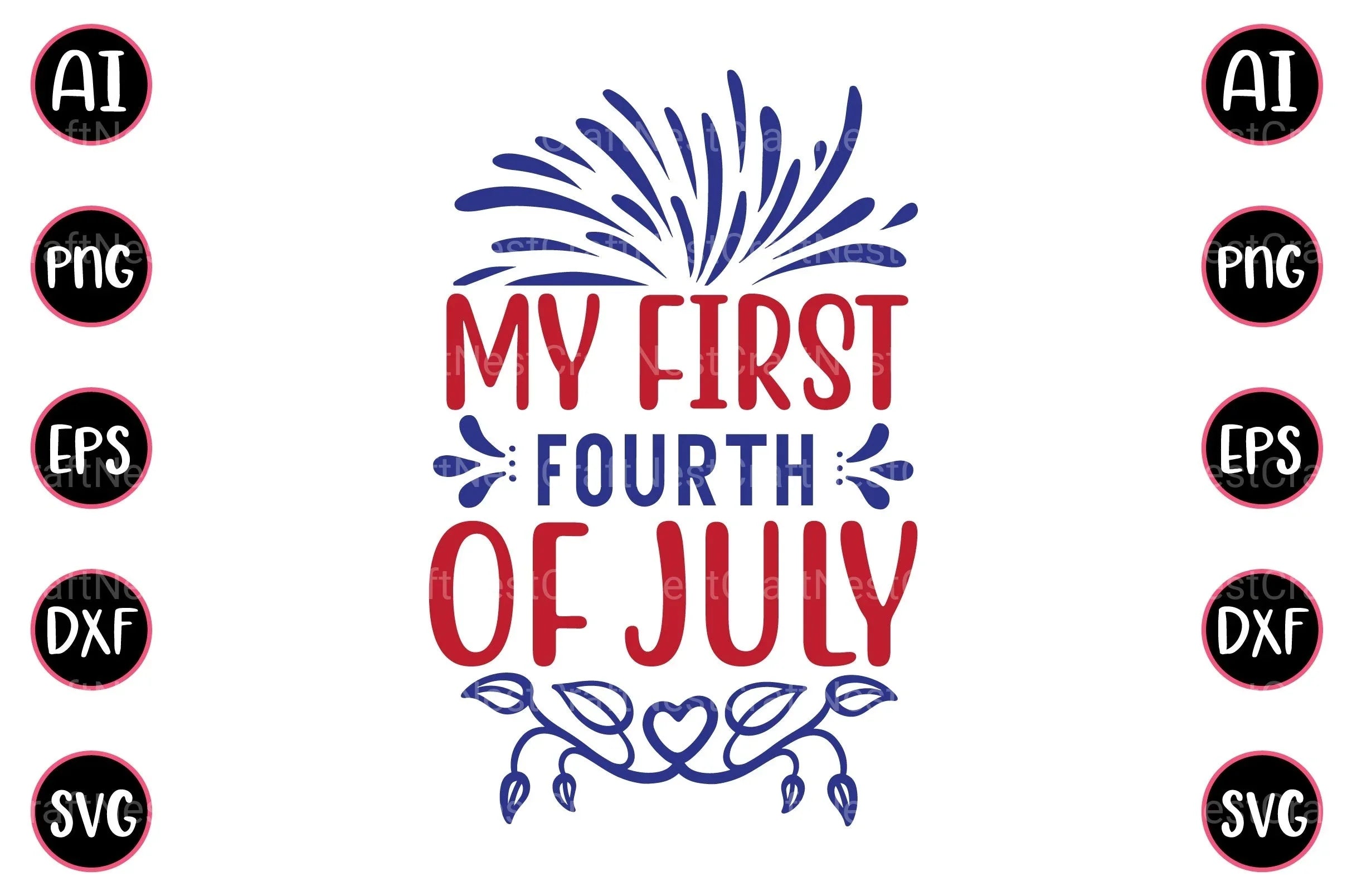 4th of July Design Bundle 2 - CraftNest - Digital Crafting and Art