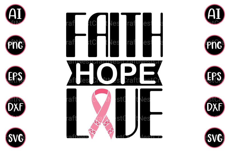 Cancer Design Bundle 157 - CraftNest - Digital Crafting and Art