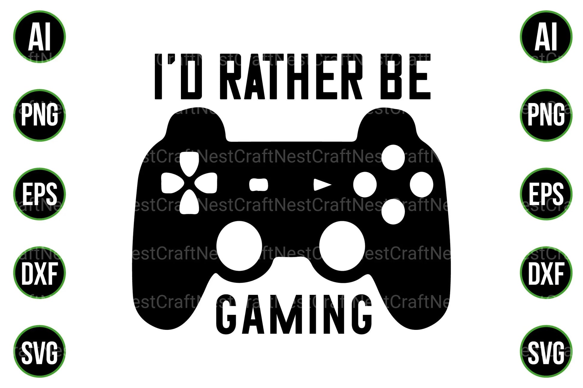 Gaming and Gamer Design Bundle - CraftNest - Digital Crafting and Art