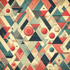 Geometric Triangle Retro Pattern Background Clipart Bundle - CraftNest - Digital Crafting and Art