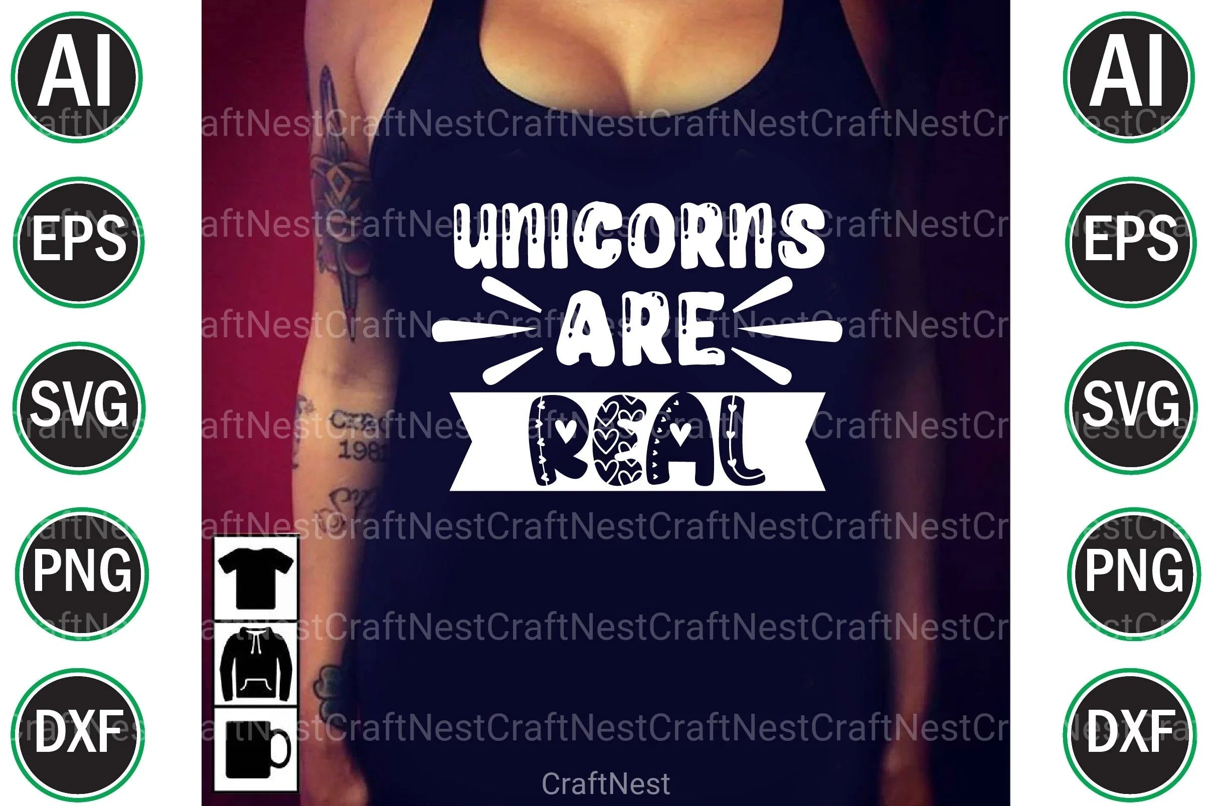 Unicorn File Bundle - CraftNest - Digital Crafting and Art