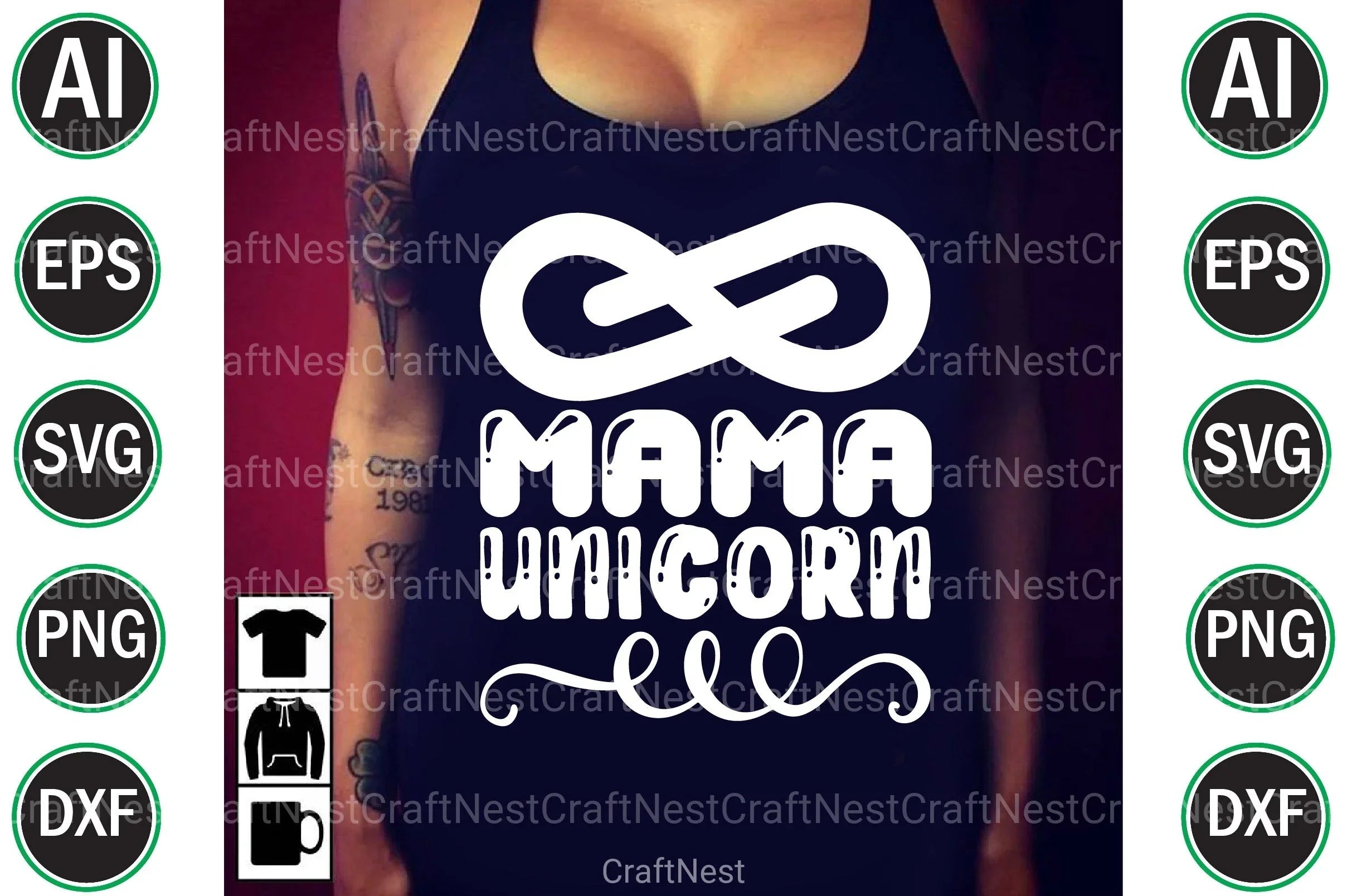 Unicorn File Bundle - CraftNest - Digital Crafting and Art