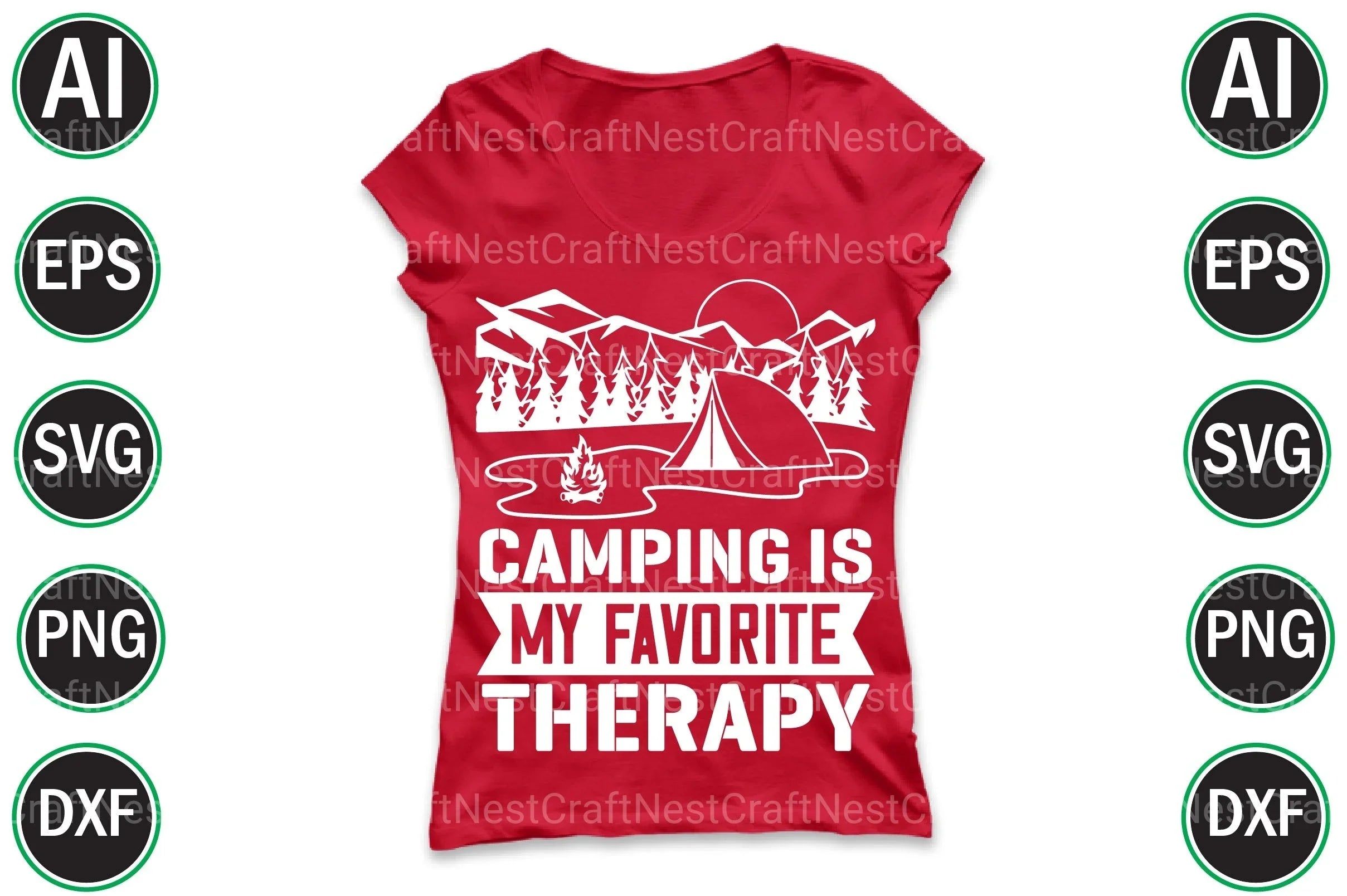 Camping File Bundle 2 - CraftNest - Digital Crafting and Art