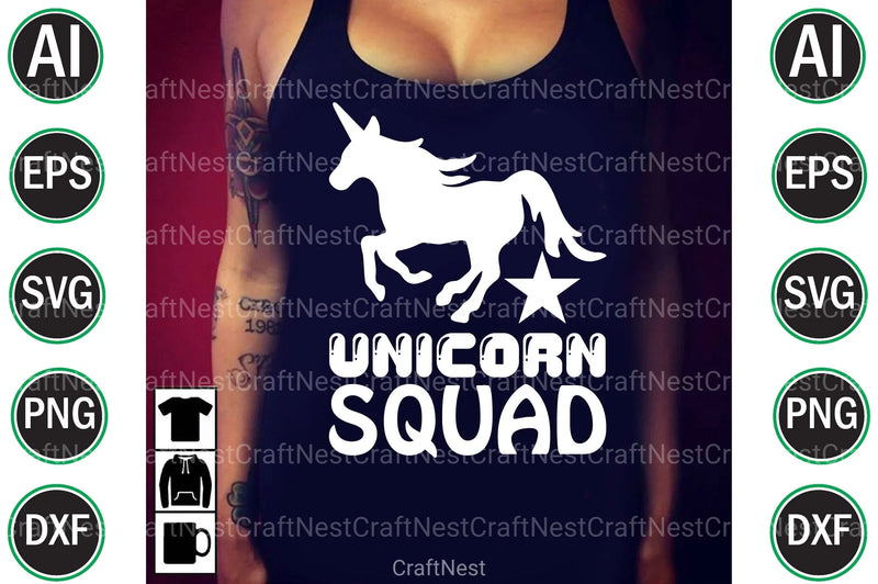 Unicorn File Bundle - CraftNest - Digital Crafting and Art