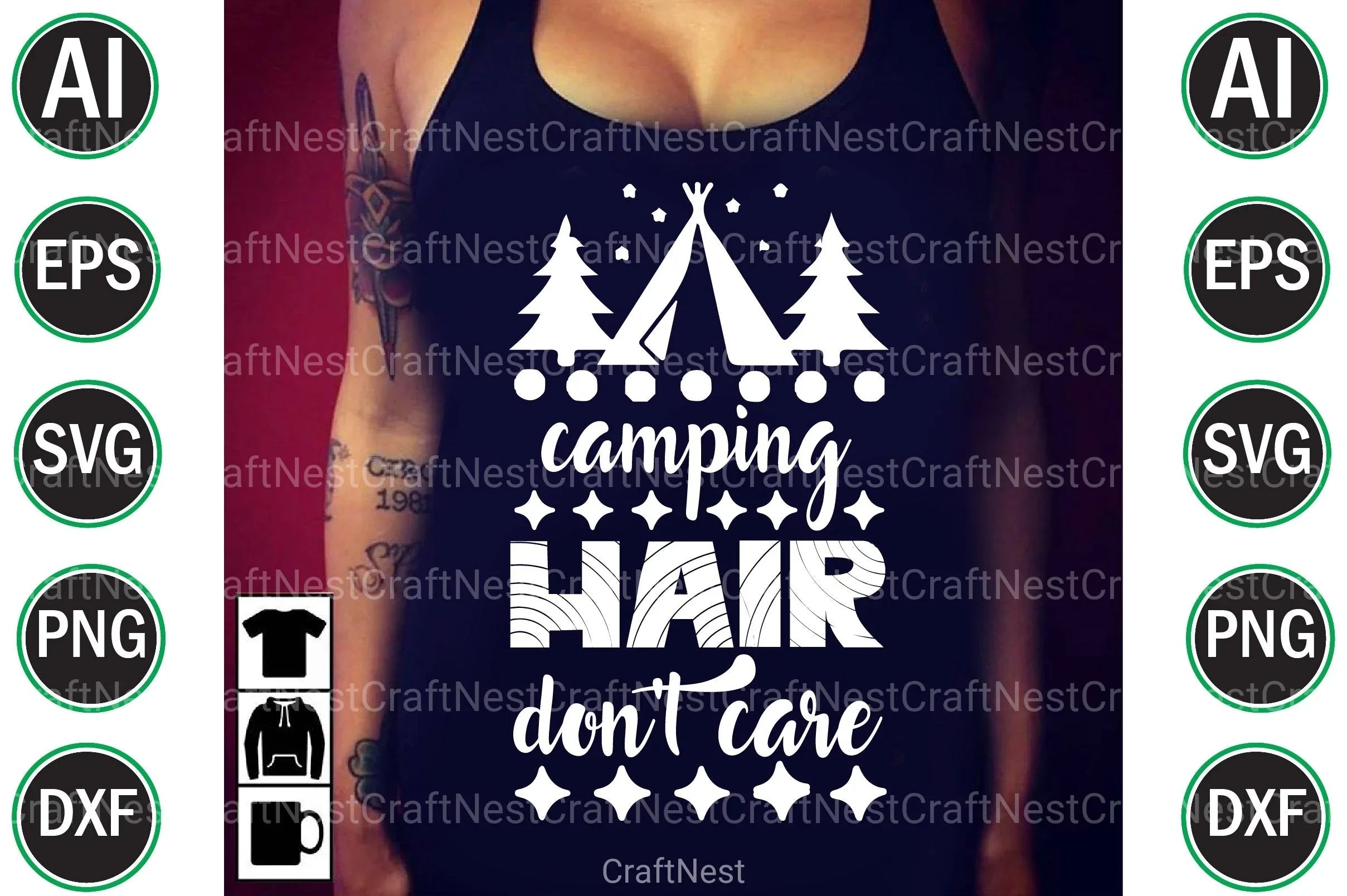 Camping File Bundle - CraftNest - Digital Crafting and Art