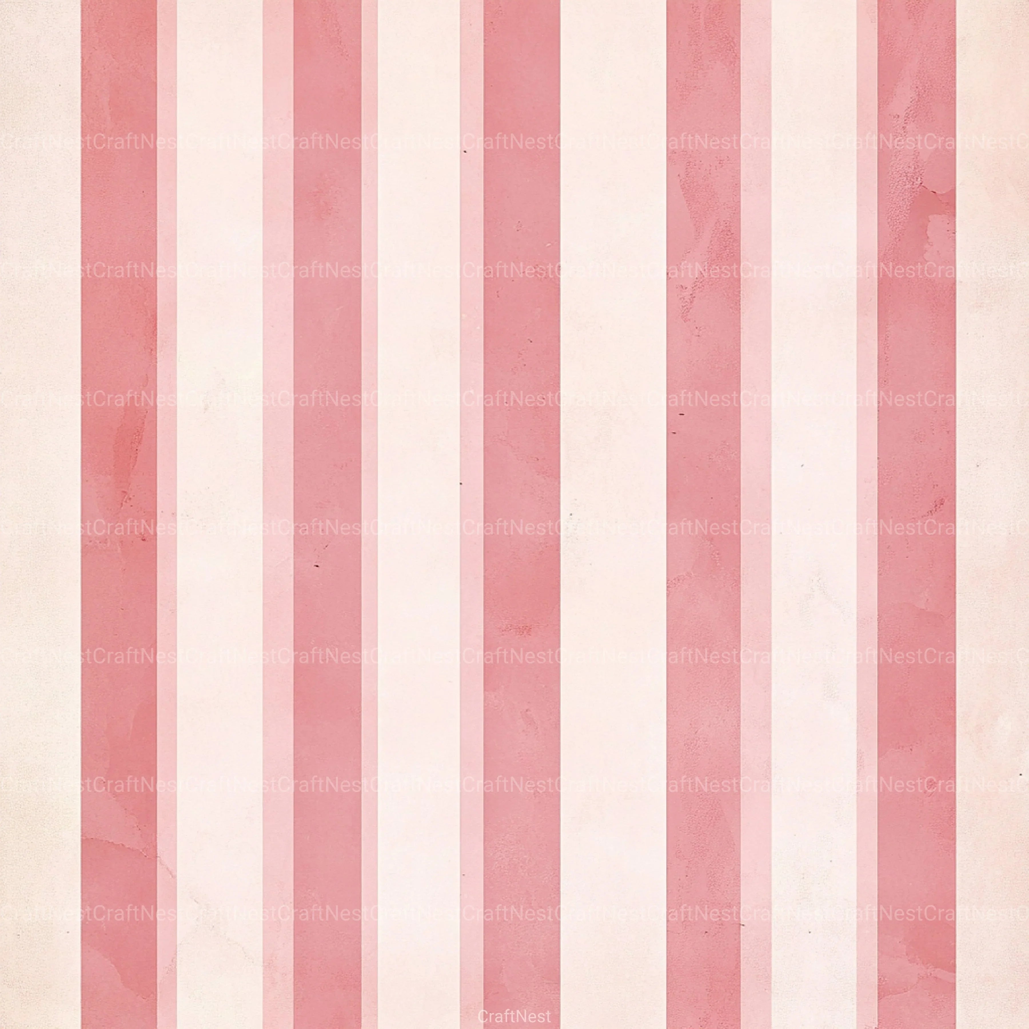 Blush Pink Stripes Pattern Digital Paper - CraftNest - Digital Crafting and Art