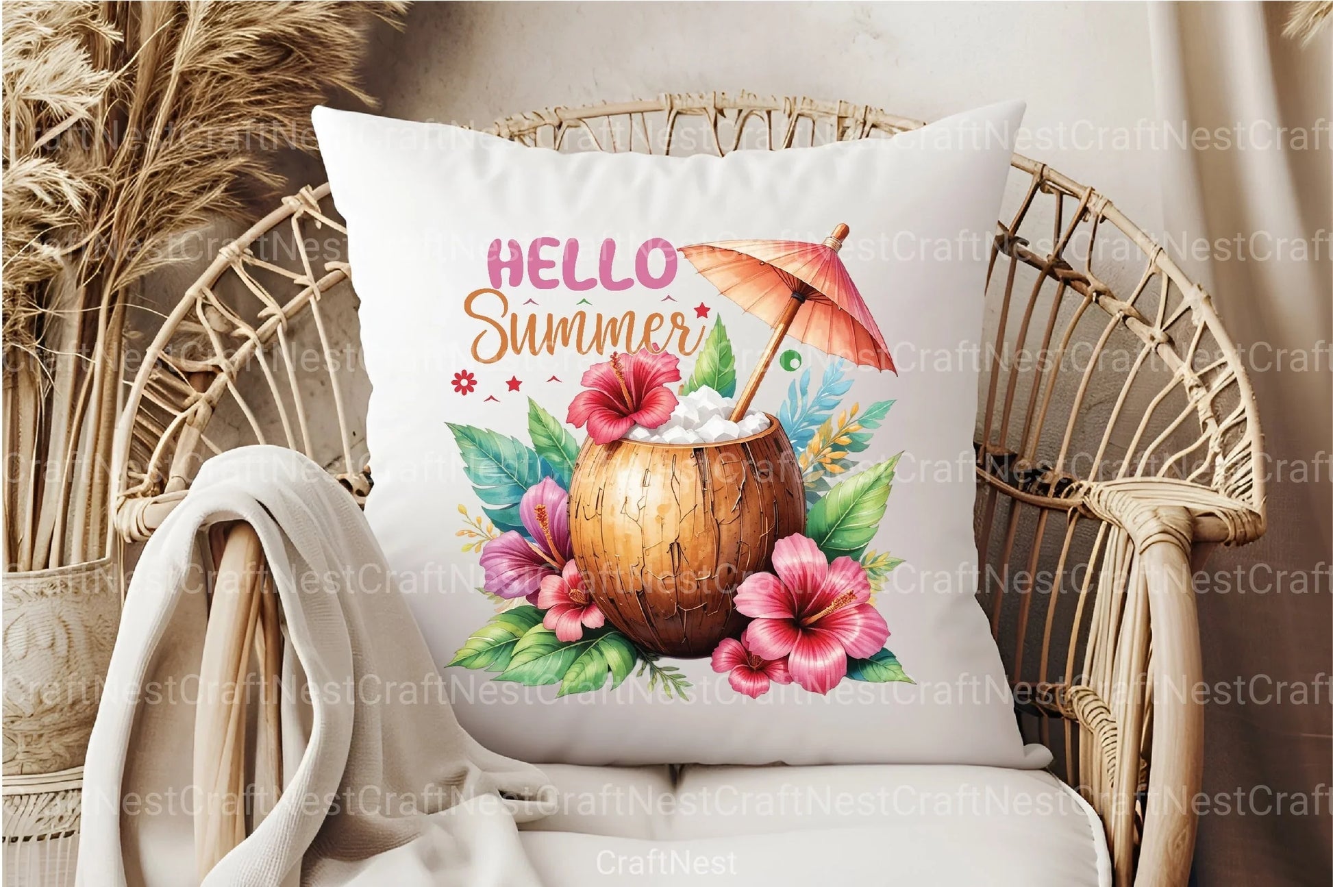 Hello Summer Clipart Bundle 2 - CraftNest - Digital Crafting and Art