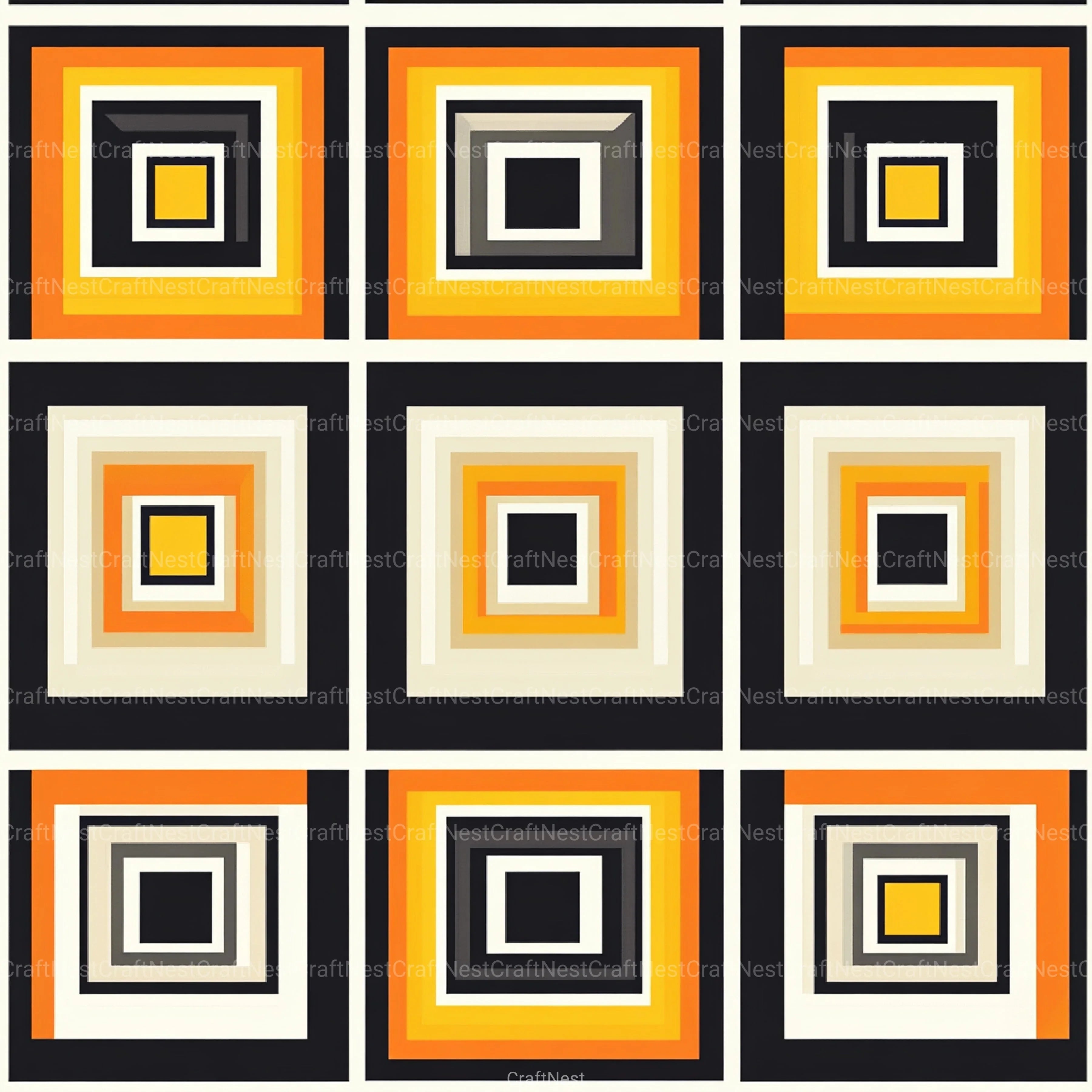 Geometric Seamless Patterns Digital Paper - CraftNest - Digital Crafting and Art