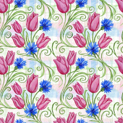 Pink Peonies Seamless Pattern Digital Paper - CraftNest - Digital Crafting and Art