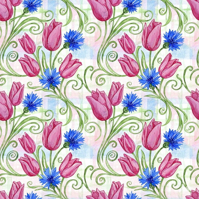 Pink Peonies Seamless Pattern Digital Paper - CraftNest - Digital Crafting and Art