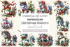 Christmas Unicorn Clipart Bundle