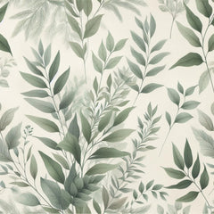 Seamless Sage Green Botanical Pattern Digital Paper - CraftNest - Digital Crafting and Art