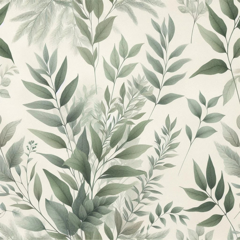 Seamless Sage Green Botanical Pattern Digital Paper - CraftNest - Digital Crafting and Art