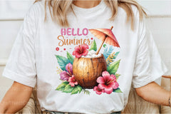 Hello Summer Clipart Bundle 2 - CraftNest - Digital Crafting and Art