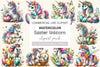 Easter Unicorn Clipart Bundle 2