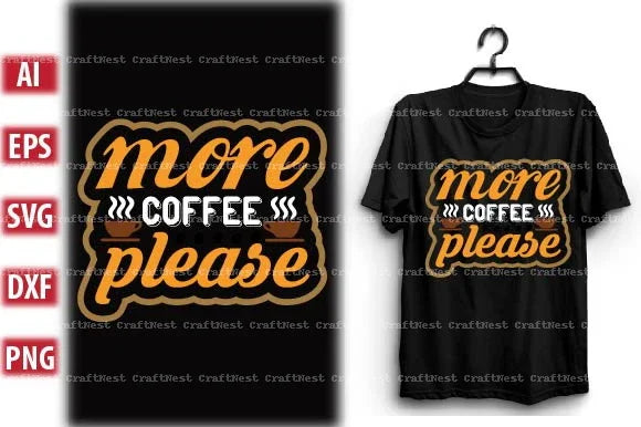 Coffee T-Shirt Design SVG Bundle - CraftNest - Digital Crafting and Art