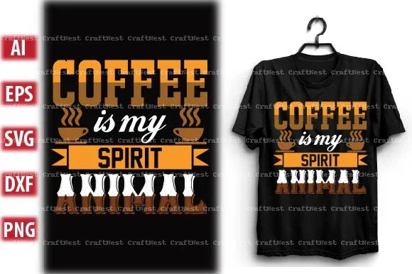 Coffee T-Shirt Design SVG Bundle - CraftNest - Digital Crafting and Art
