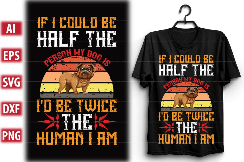 Dog T-Shirt Design SVG Bundle 3 - CraftNest - Digital Crafting and Art