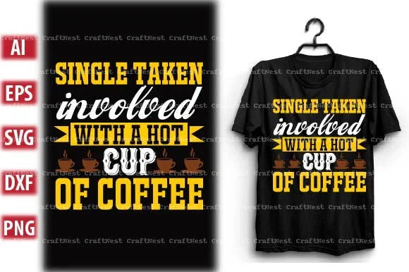 Coffee T-Shirt Design SVG Bundle 2 - CraftNest - Digital Crafting and Art
