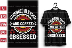 Coffee T-Shirt Design SVG Bundle 1 - CraftNest - Digital Crafting and Art