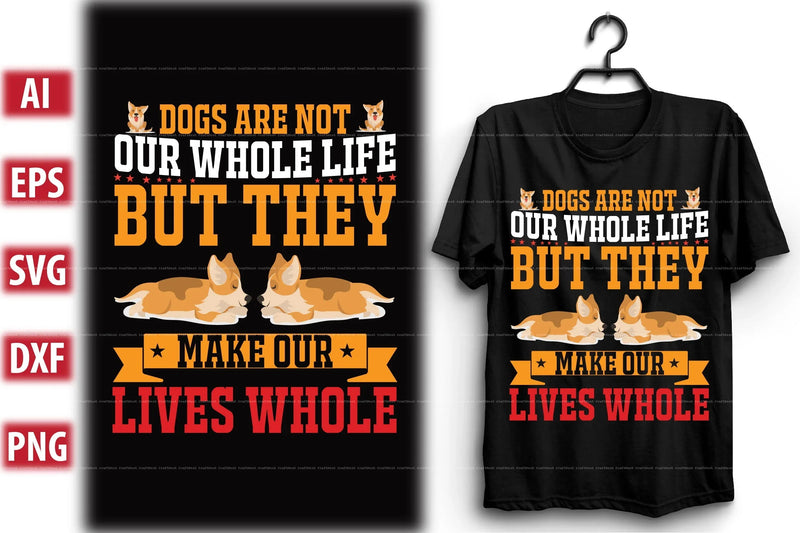 Dog T-Shirt Design SVG Bundle 3 - CraftNest - Digital Crafting and Art