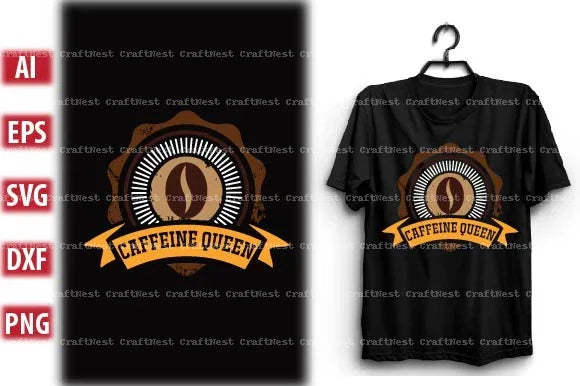 Coffee T-Shirt Design SVG Bundle - CraftNest - Digital Crafting and Art