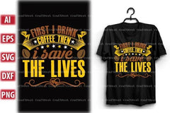 Coffee T-Shirt Design SVG Bundle 2 - CraftNest - Digital Crafting and Art