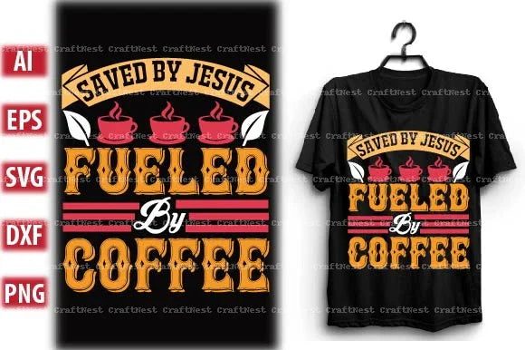 Coffee T-Shirt Design SVG Bundle - CraftNest - Digital Crafting and Art