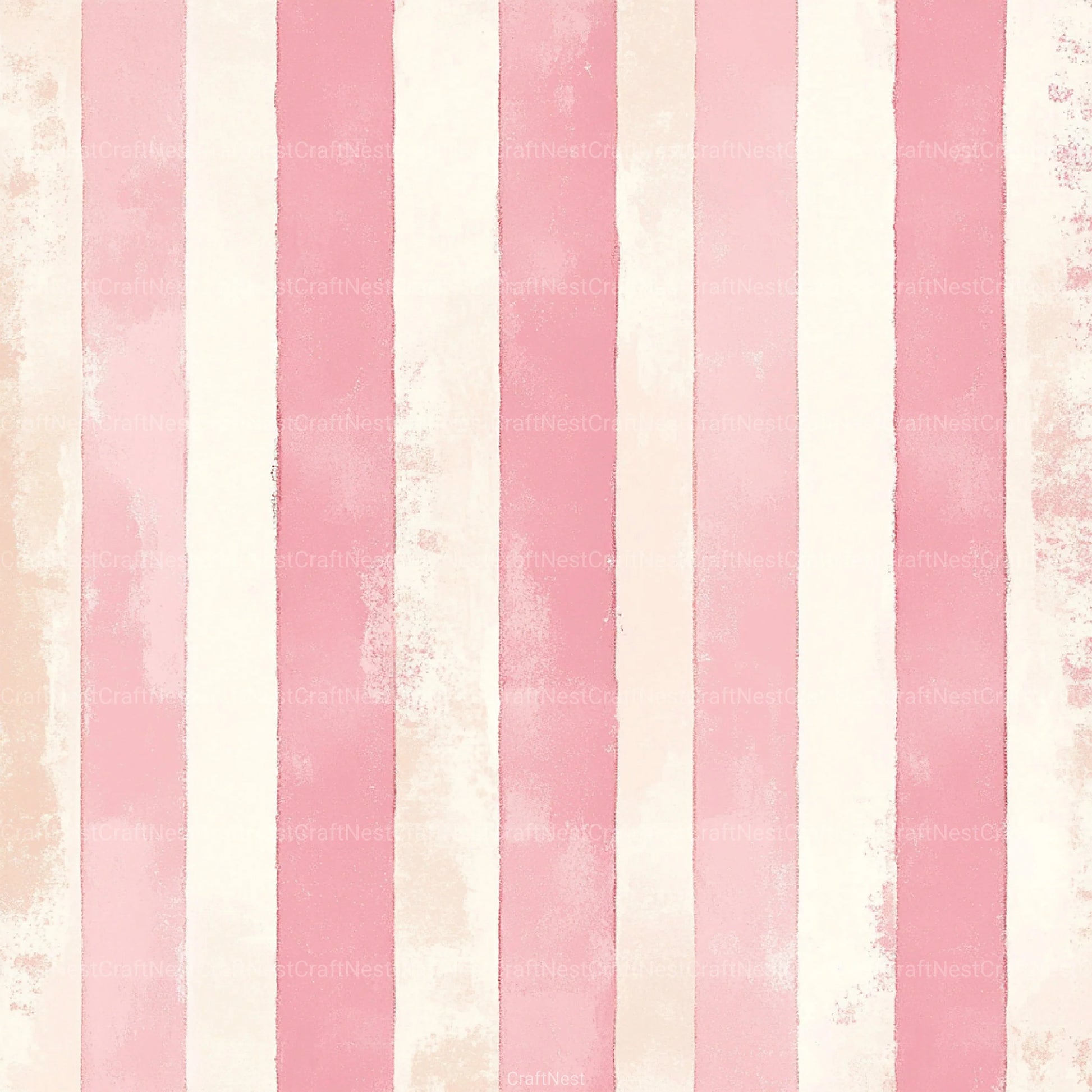 Blush Pink Stripes Pattern Digital Paper - CraftNest - Digital Crafting and Art