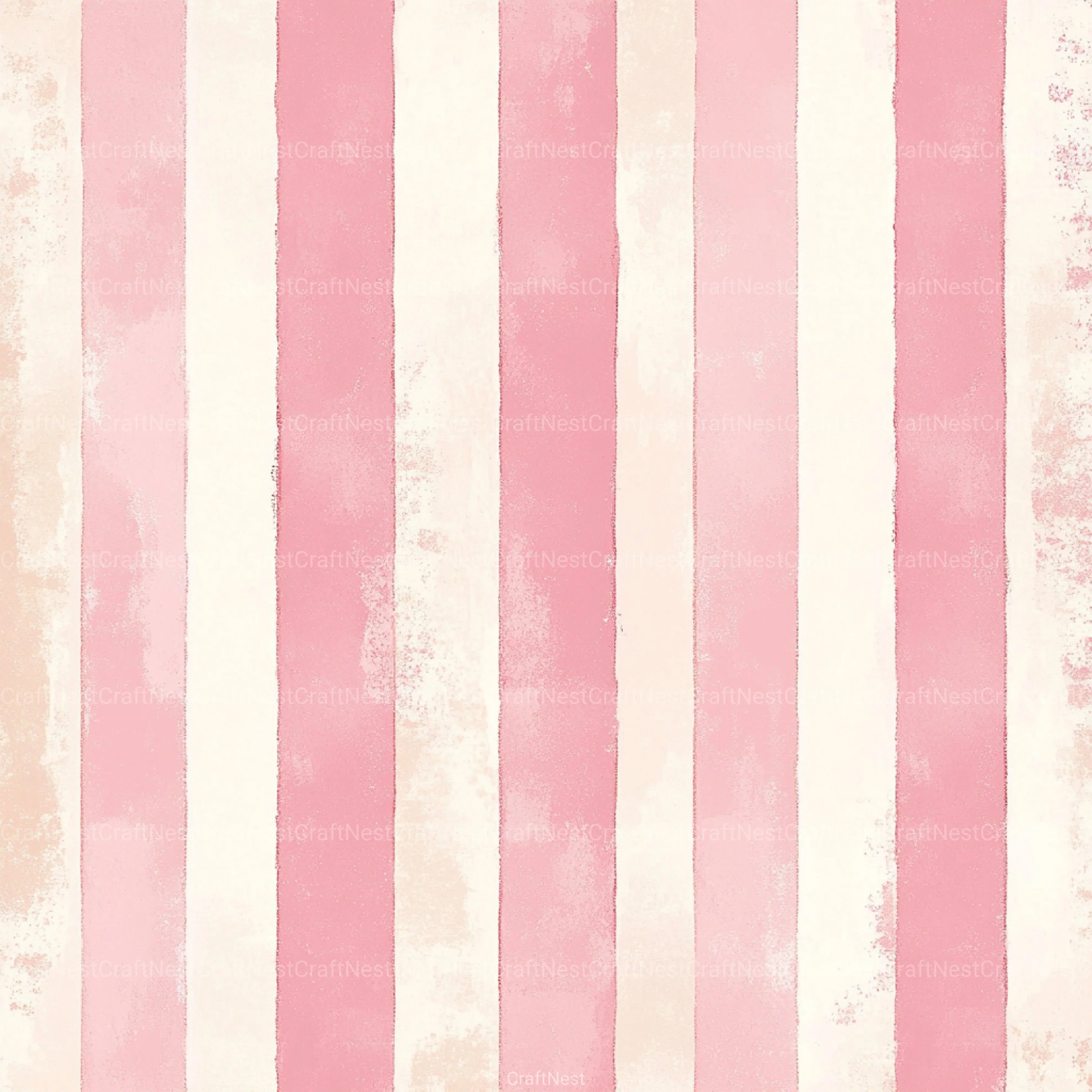 Blush Pink Stripes Pattern Digital Paper - CraftNest - Digital Crafting and Art