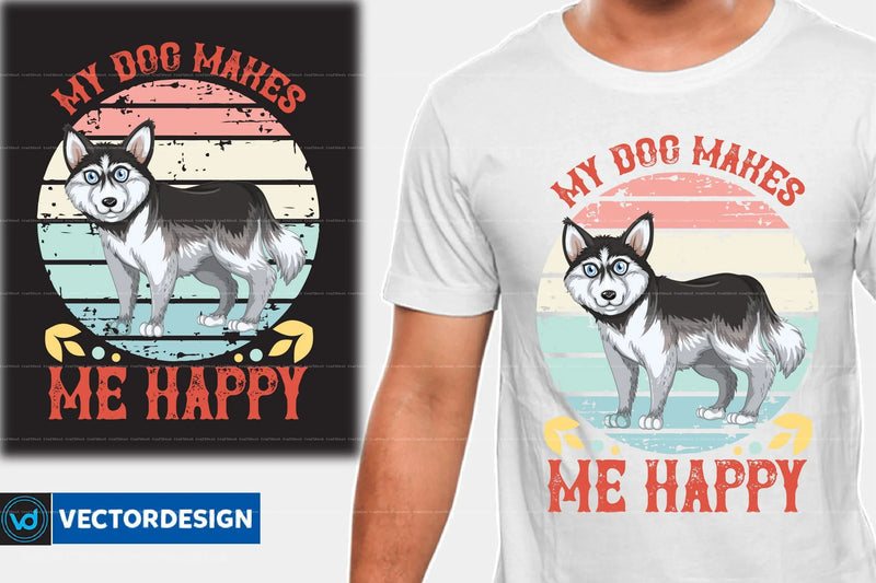 Dog T-Shirt Design SVG Bundle 2 - CraftNest - Digital Crafting and Art