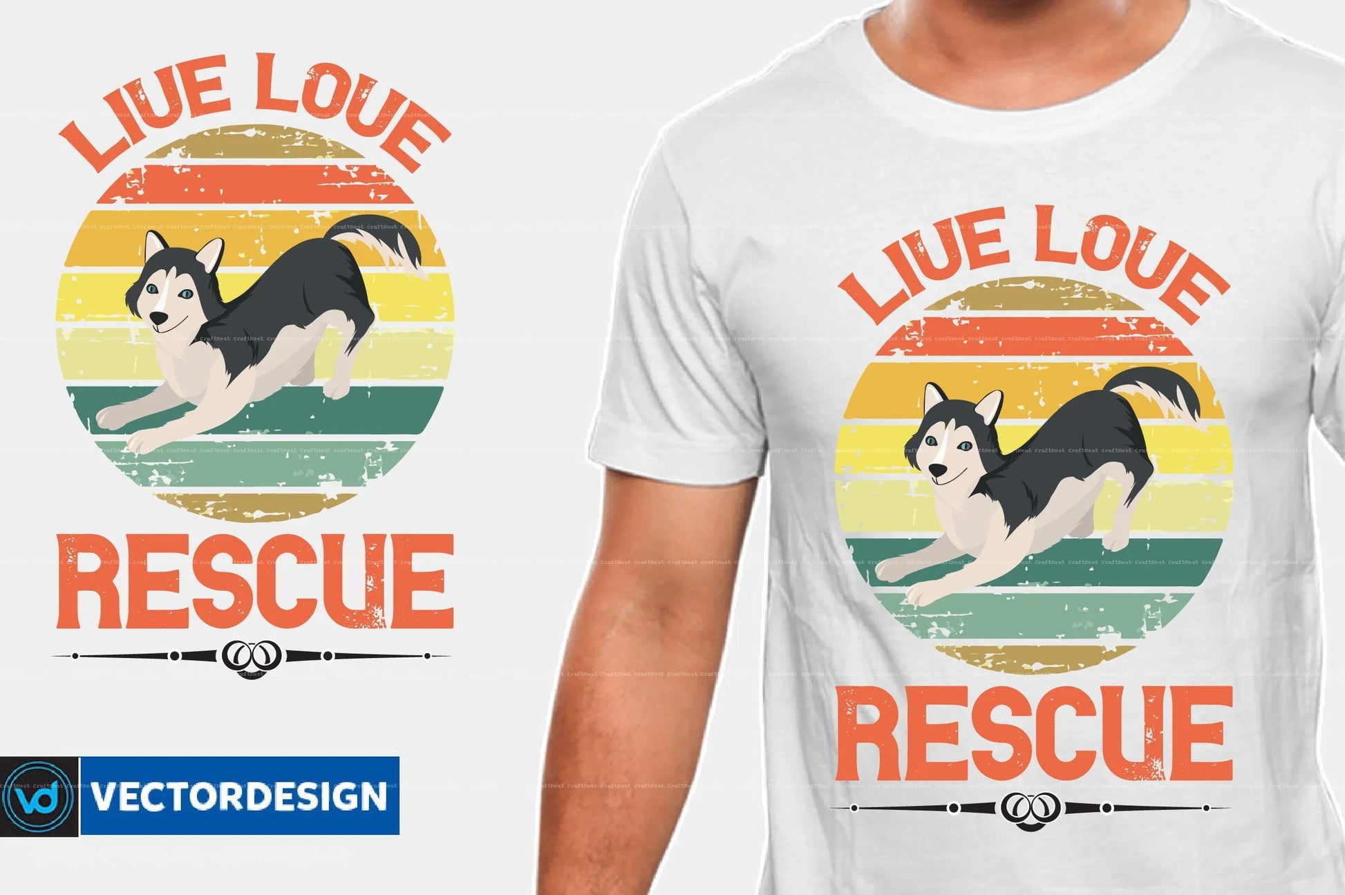 Dog T-Shirt Design SVG Bundle 2 - CraftNest - Digital Crafting and Art