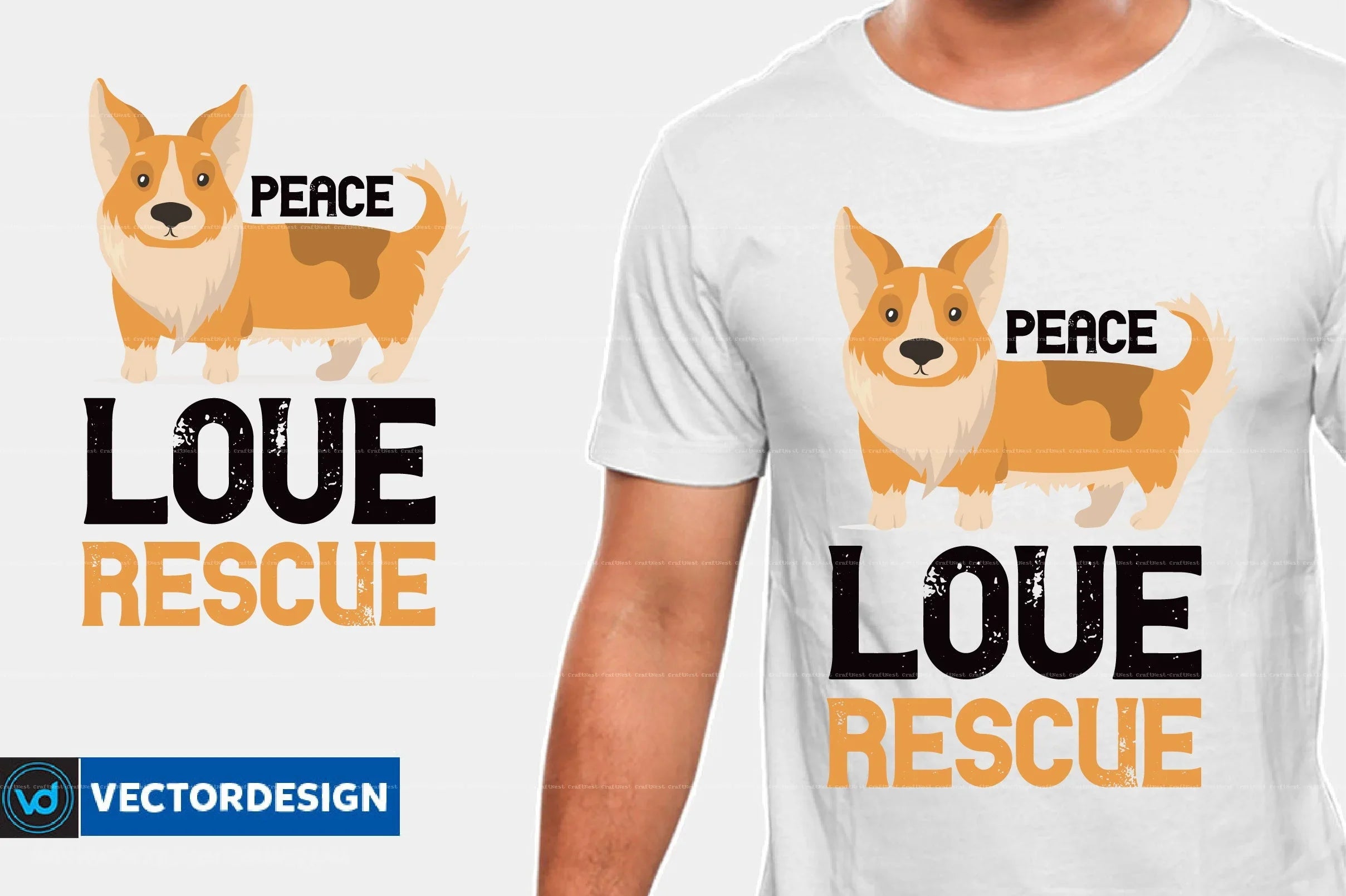 Dog T-Shirt Design SVG Bundle 2 - CraftNest - Digital Crafting and Art